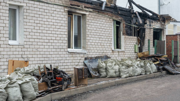 Professional Fire Damage Repair technician working in Plainsboro, NJ